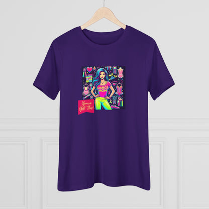 Dance Mom Magic (Blue Hair Mom) - A Colorful Celebration 🌈 - Women's Softstyle Tee - Whippie's