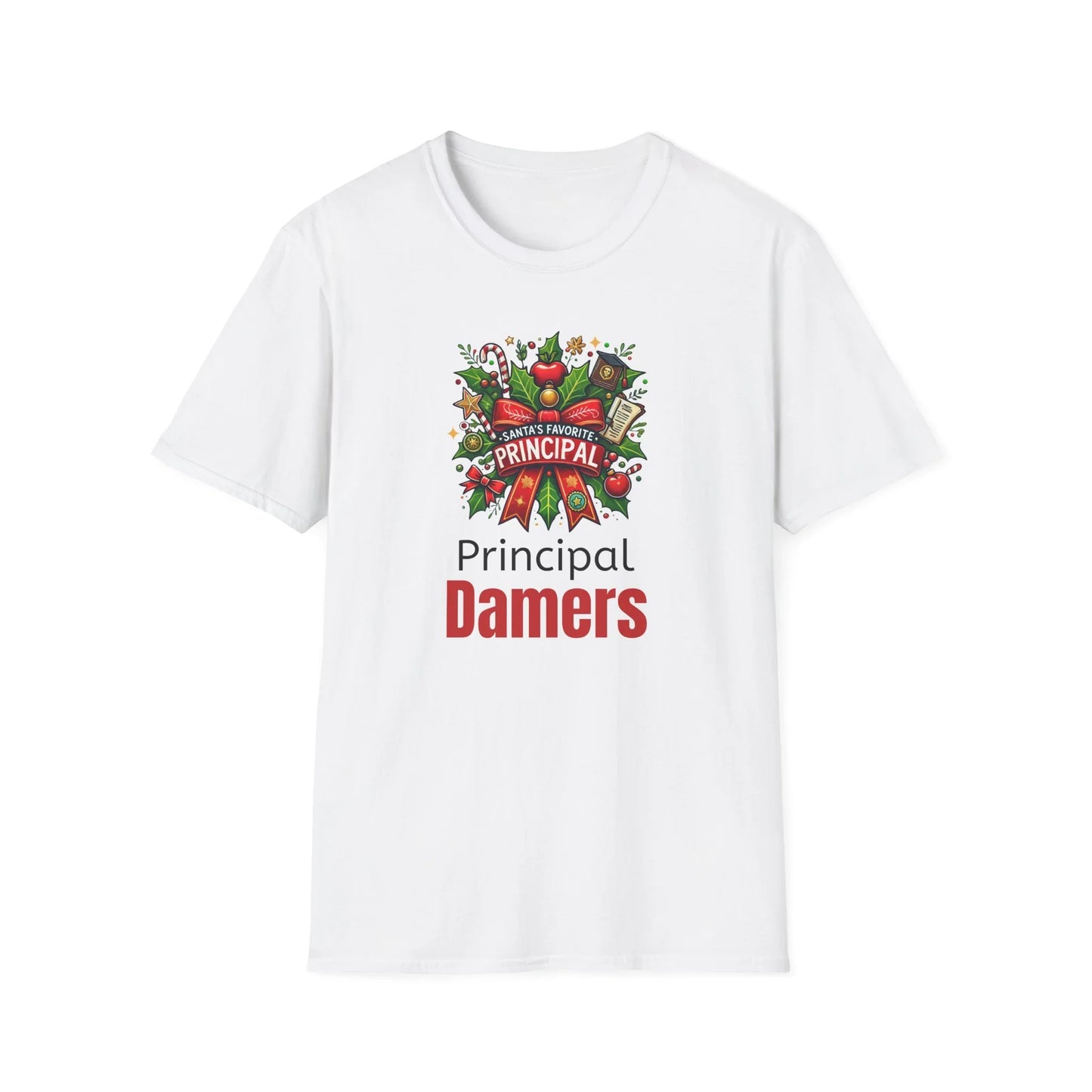 Santa™s Favorite School Principal Christmas Shirt | Unisex Tee