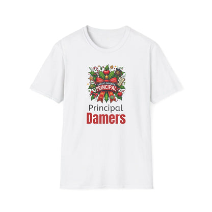 Santa™s Favorite School Principal Christmas Shirt | Unisex Tee