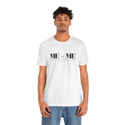 🔥 ME vs ME, I am my Only Competition 💪 Unisex Jersey Tee ✨ Challenge yourself, conquer your goals! - Whippie's