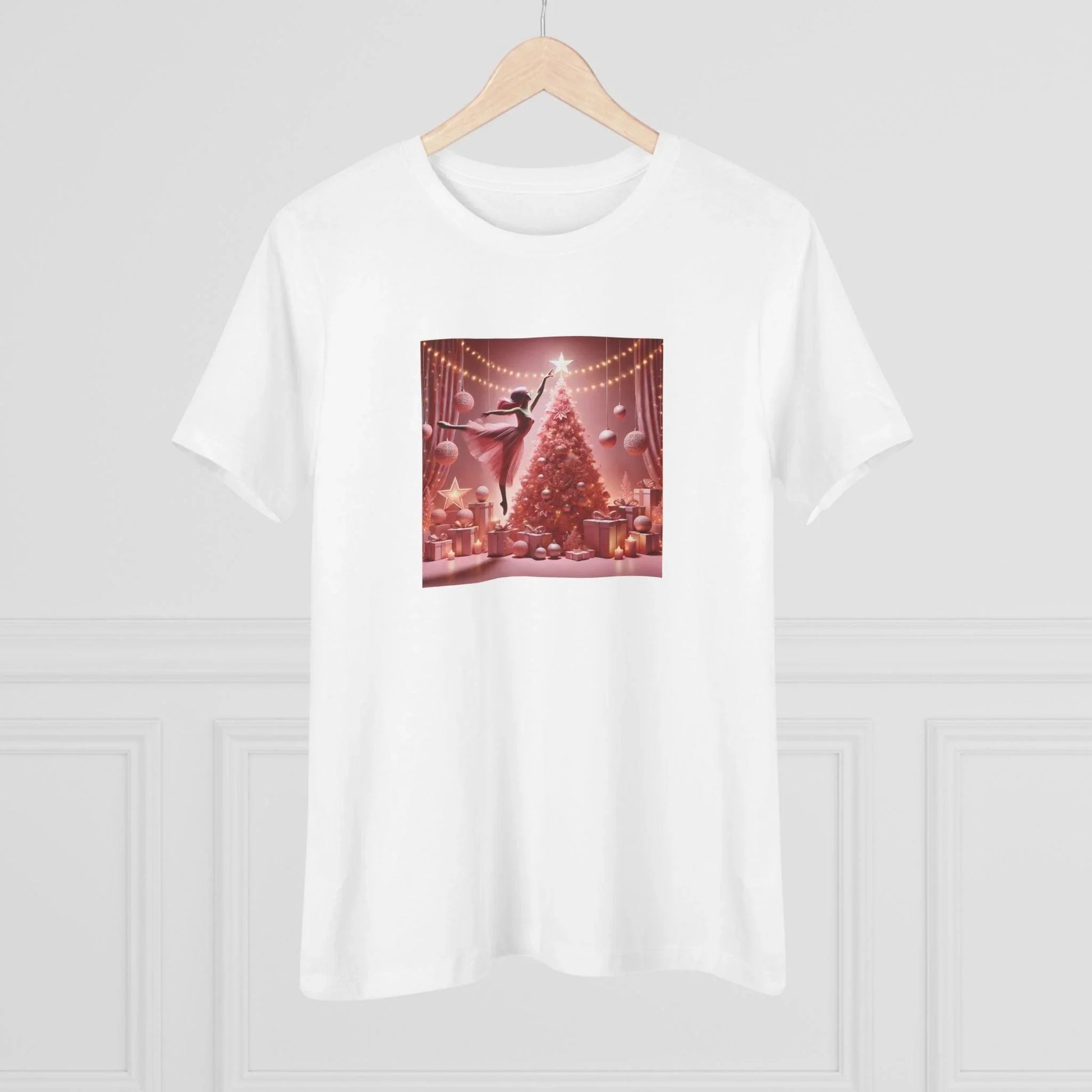 Pink Leap into the Holidays - Women's Softstyle Tee - Whippie's