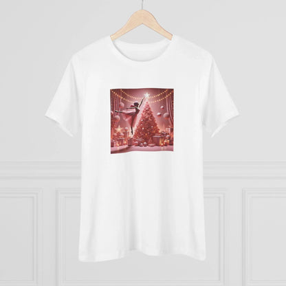 Pink Leap into the Holidays - Women's Softstyle Tee - Whippie's