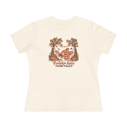 Pumpkin Spice Shirt | Chill Vibes Women's Tee