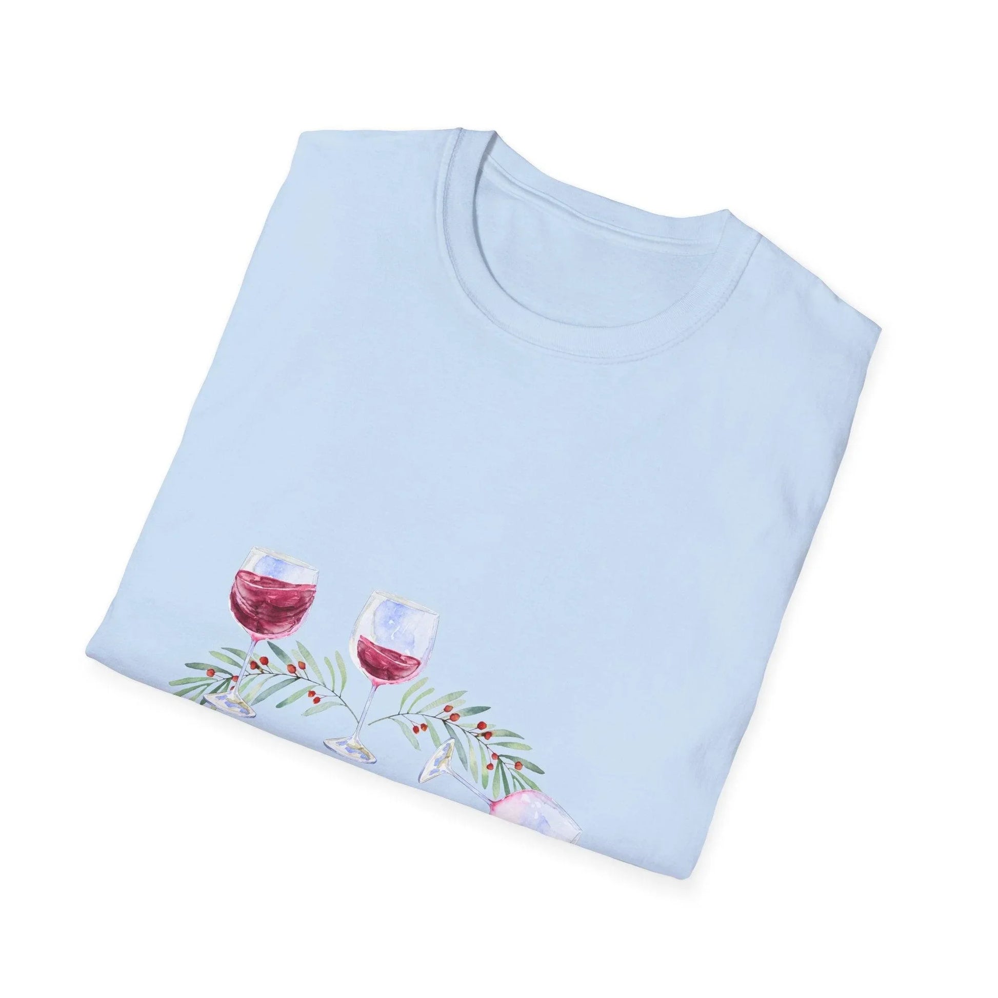 Drink Drank Drunk 🍷🍷🍷 - Holiday Edition - Unisex Softstyle T-shirt - Whippie's