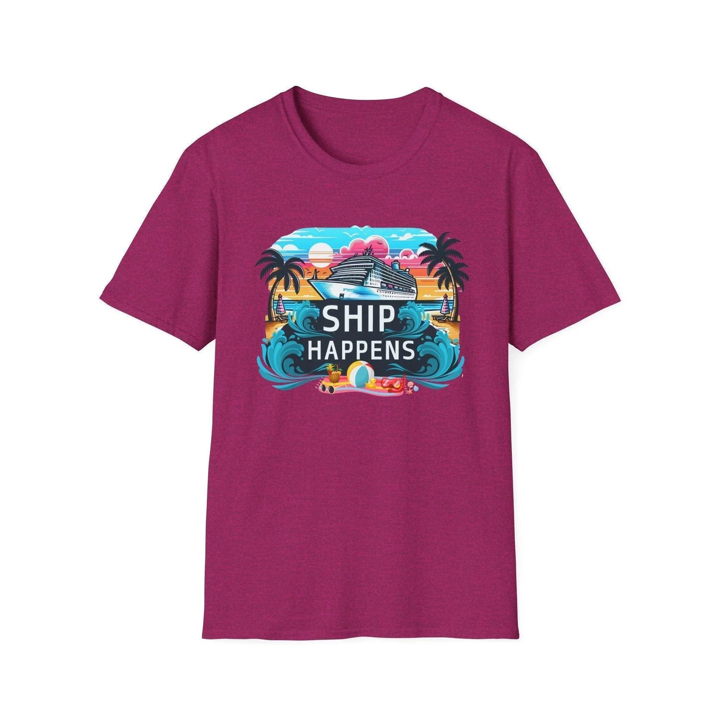 Ship Happens 🛳️🌊 Unisex Tee 🌴 (It's all part of the adventure! 😉) - Whippie's