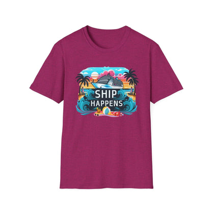 Ship Happens 🛳️🌊 Unisex Tee 🌴 (It's all part of the adventure! 😉) - Whippie's