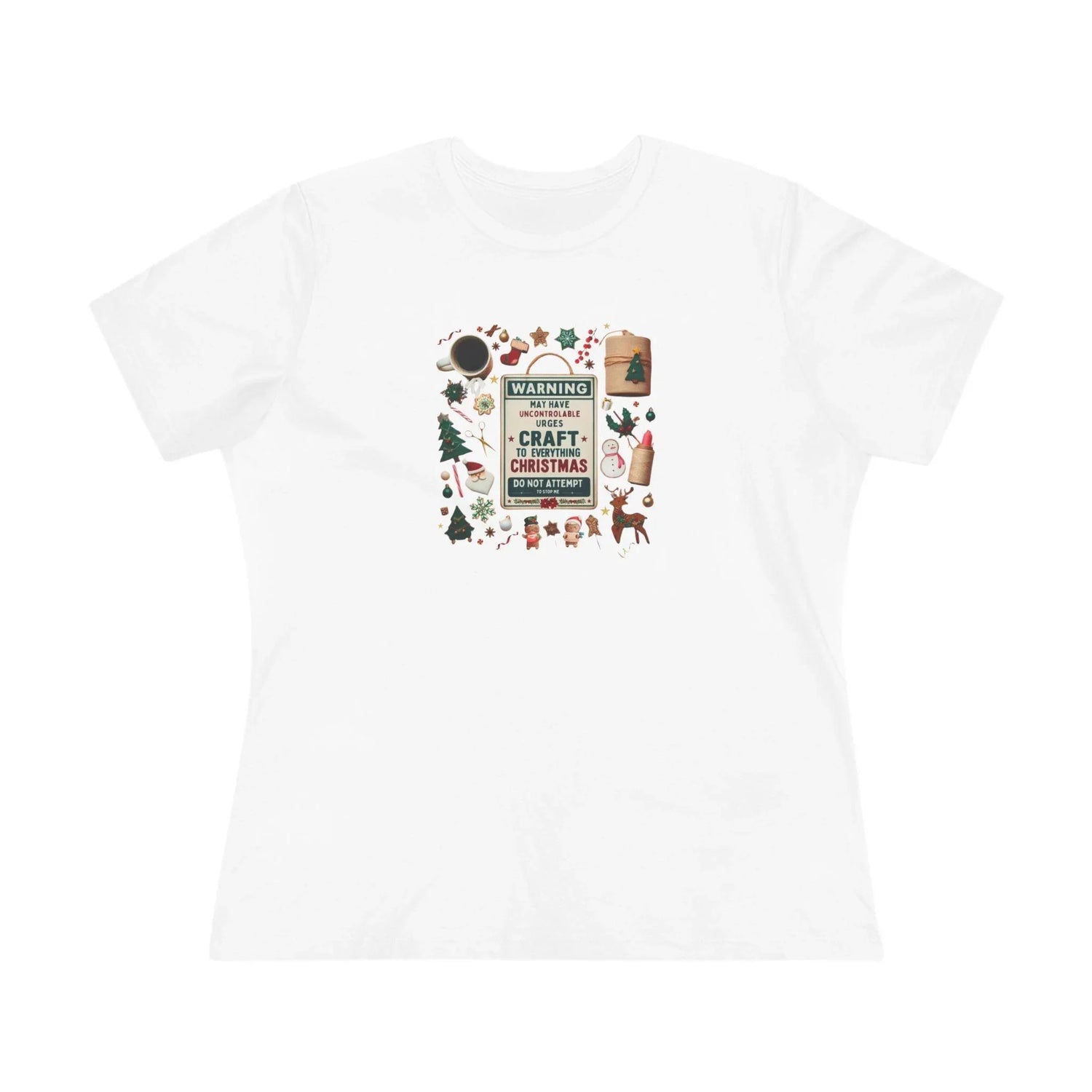 Warning: Uncontrollable Urge to Craft - Women's Softstyle Tee - Whippie's