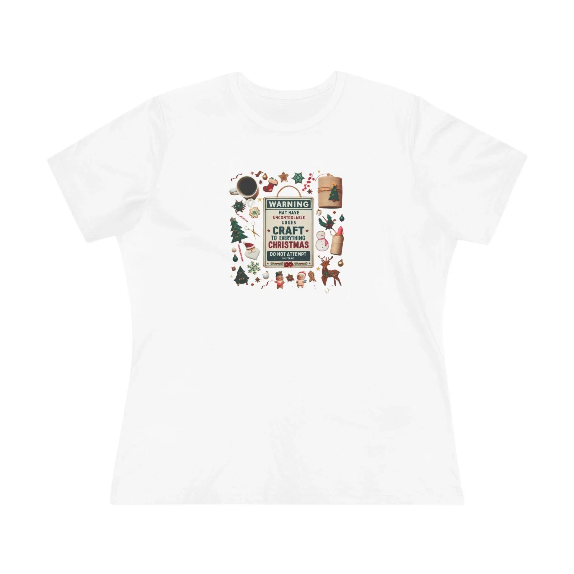 Warning: Uncontrollable Urge to Craft - Women's Softstyle Tee - Whippie's