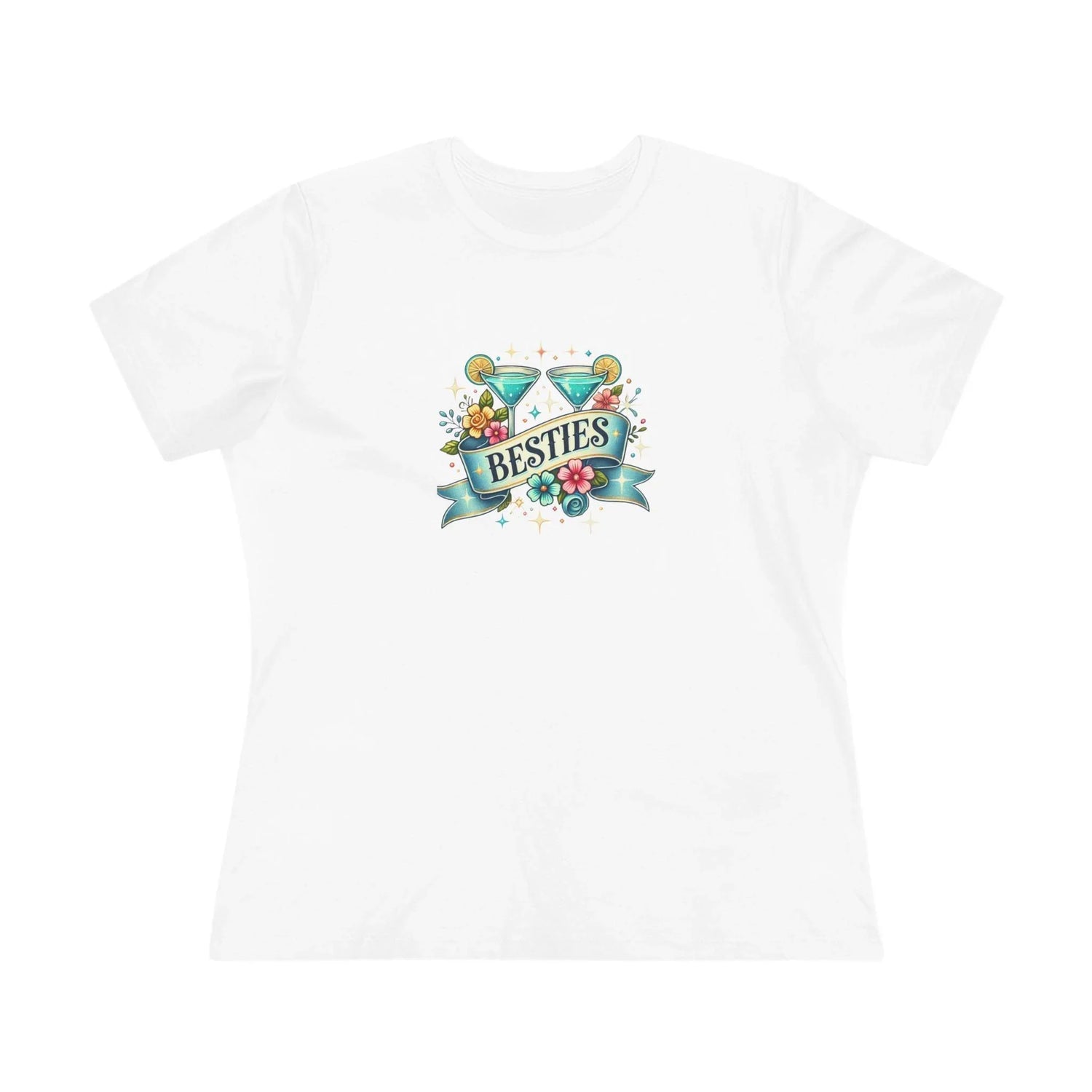 Besties - Two Cocktails - Women's Softstyle Tee - Whippie's