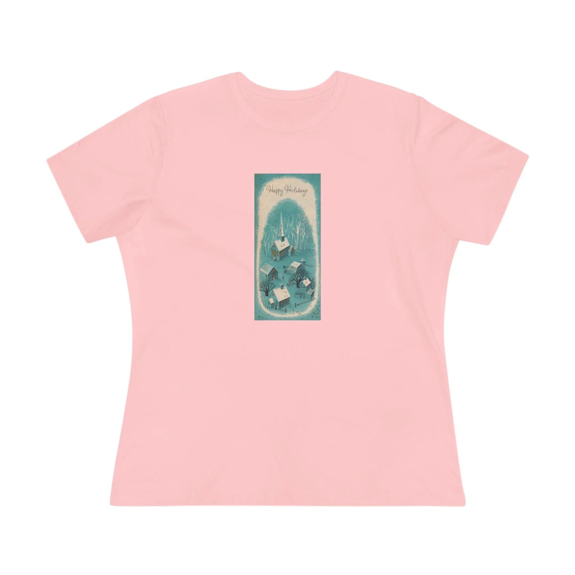 Happy Holidays - Vintage Village - Women's Tee - Whippie's