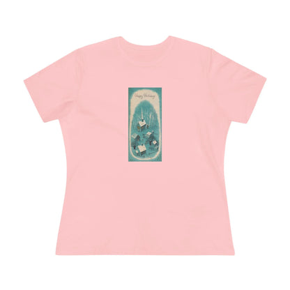Happy Holidays - Vintage Village - Women's Tee - Whippie's