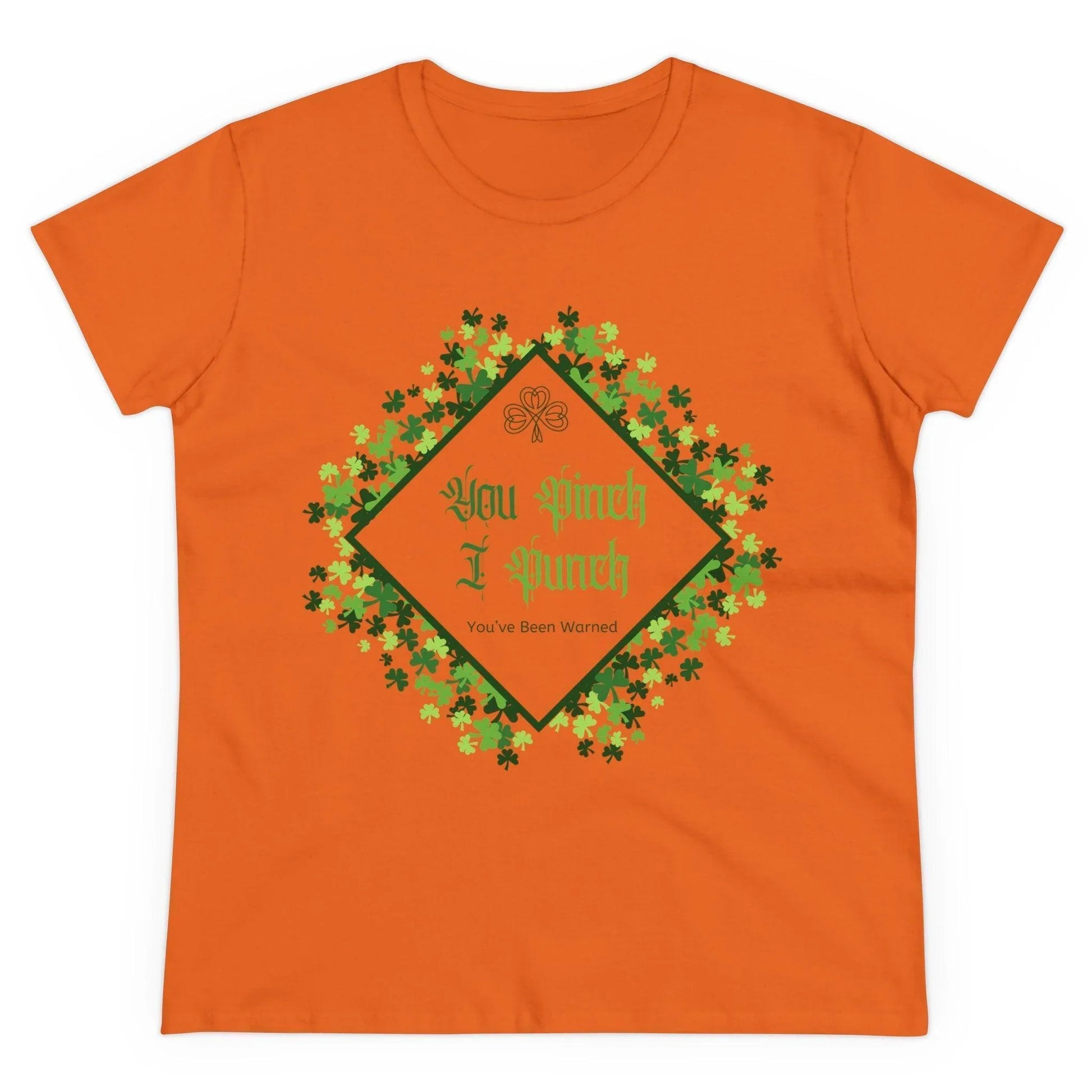 🍀 You Pinch I Punch 🍀 Women's Tee ☘️ A touch of Irish luck! - Whippie's