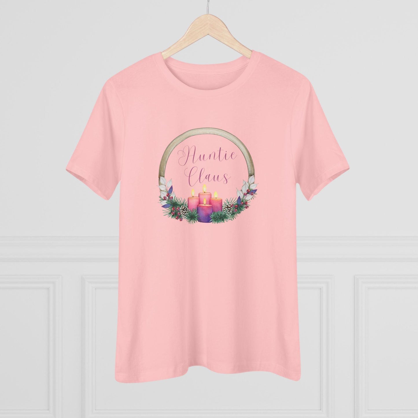 Auntie Claus - Christmas Cheer! 🤶🎄 Women's Softstyle Tee - Whippie's