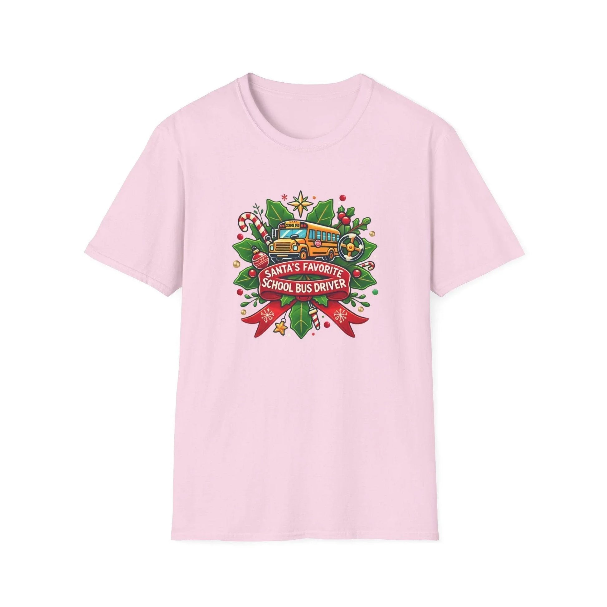 Santa's Favorite School Bus Driver Unisex Tee 🚌🎅 - Whippie's