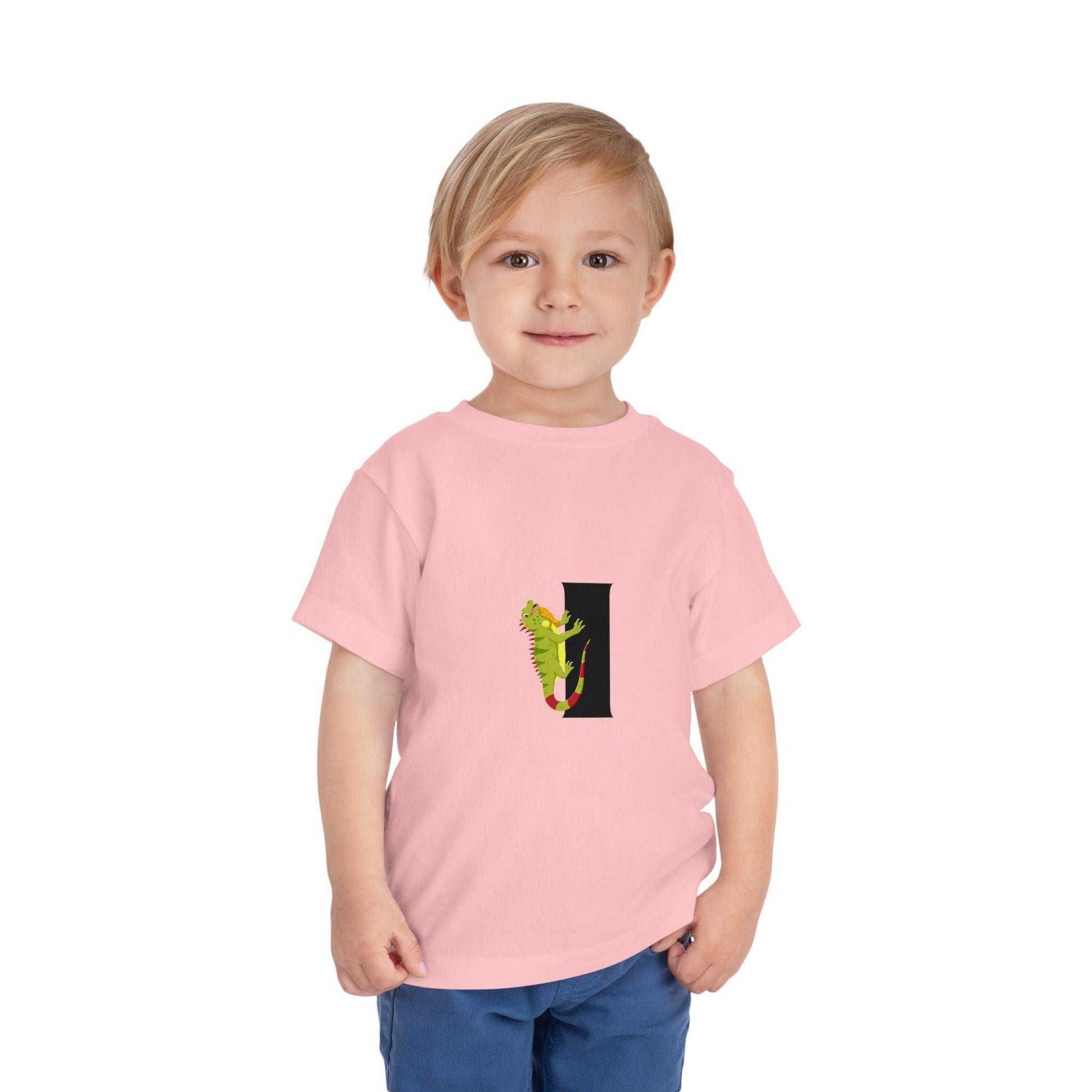 Alphabet Adventures: Letter I - Iguana Toddler T-shirt - Whippie's