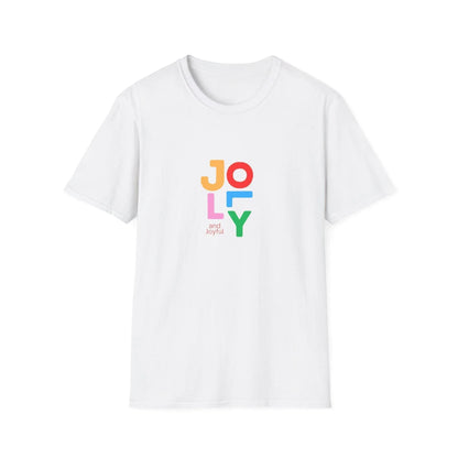 Jolly & Joyful: A Christmas Explosion of Cheer 🎄🎉- Unisex Softstyle T-shirt - Whippie's