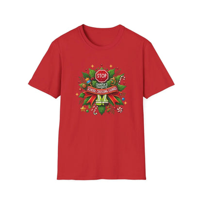 Santa's Favorite Crossing Guard Unisex Tee 🛑🎅 - Whippie's