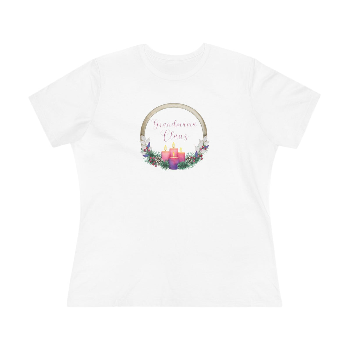 Grandmama Claus Tee - The Heart of Christmas Women's Tee