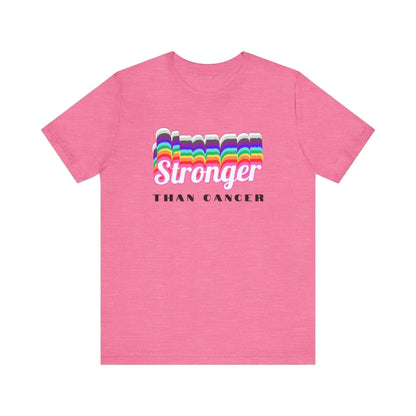💪 Stronger Than Cancer 🎗️ Unisex Jersey Tee ✨ Show your support, wear your strength. - Whippie's