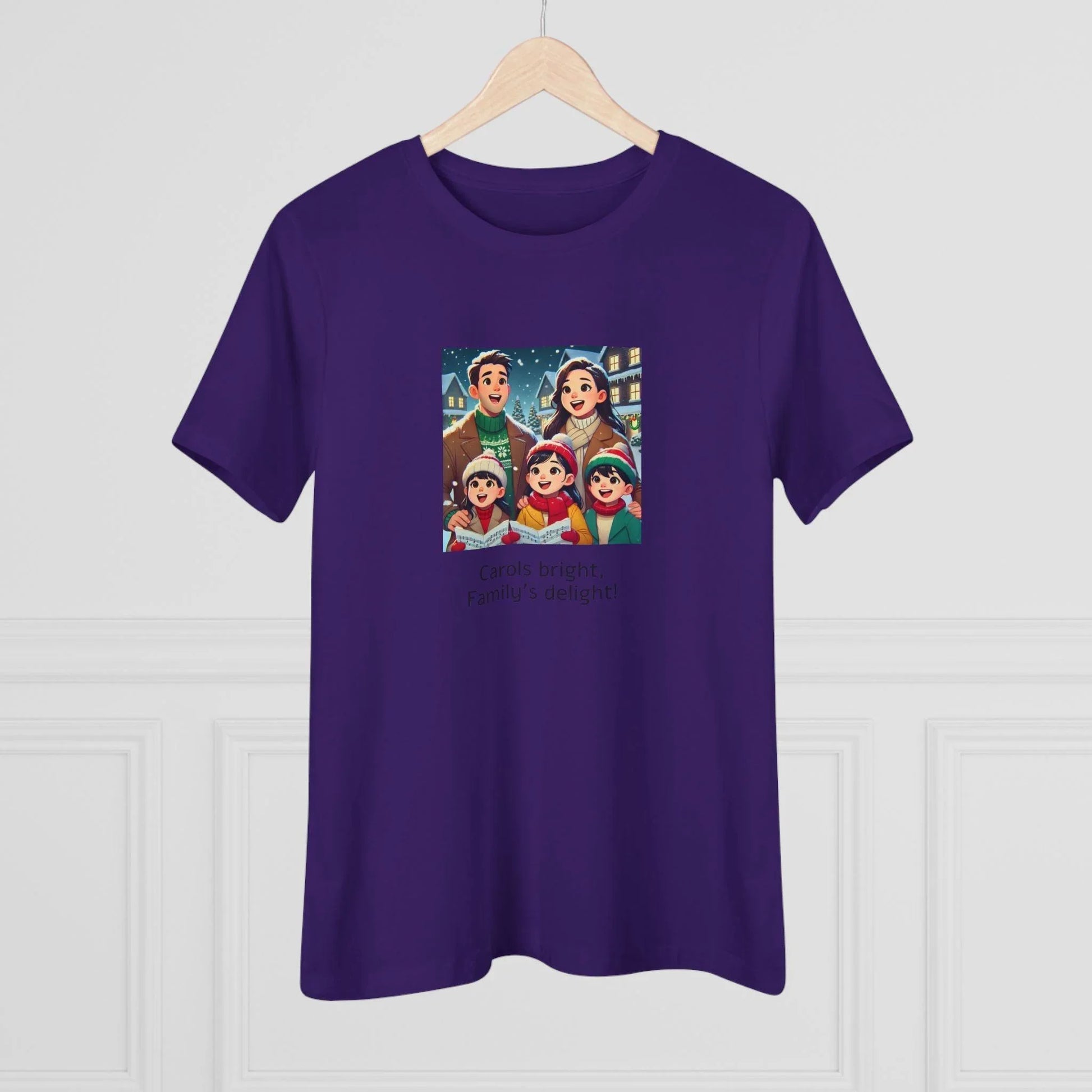 Carols bright, Family's delight! - Women's Softstyle Tee - Whippie's