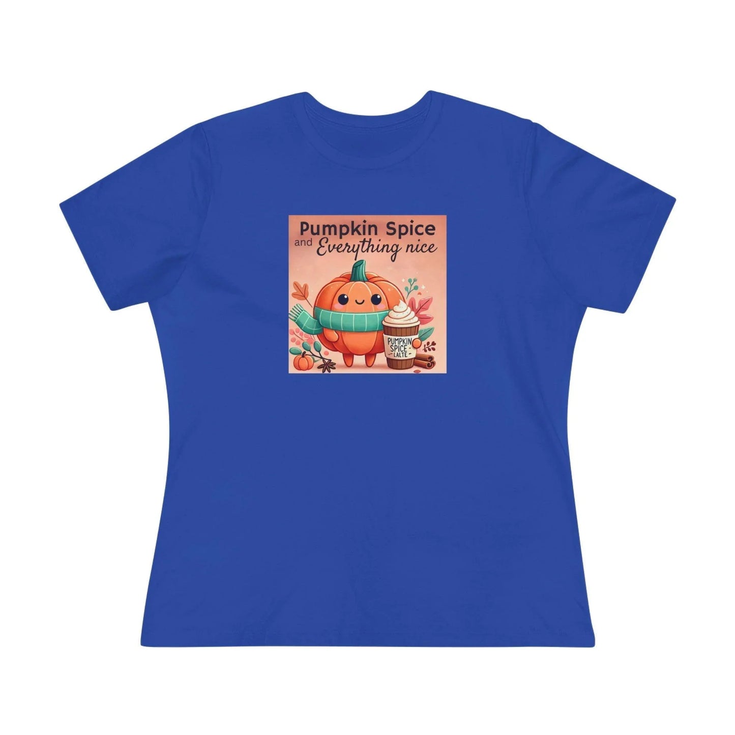 Cute Pumpkin: Pumpkin Spice and Everything Nice - Women's Softstyle Tee - Whippie's