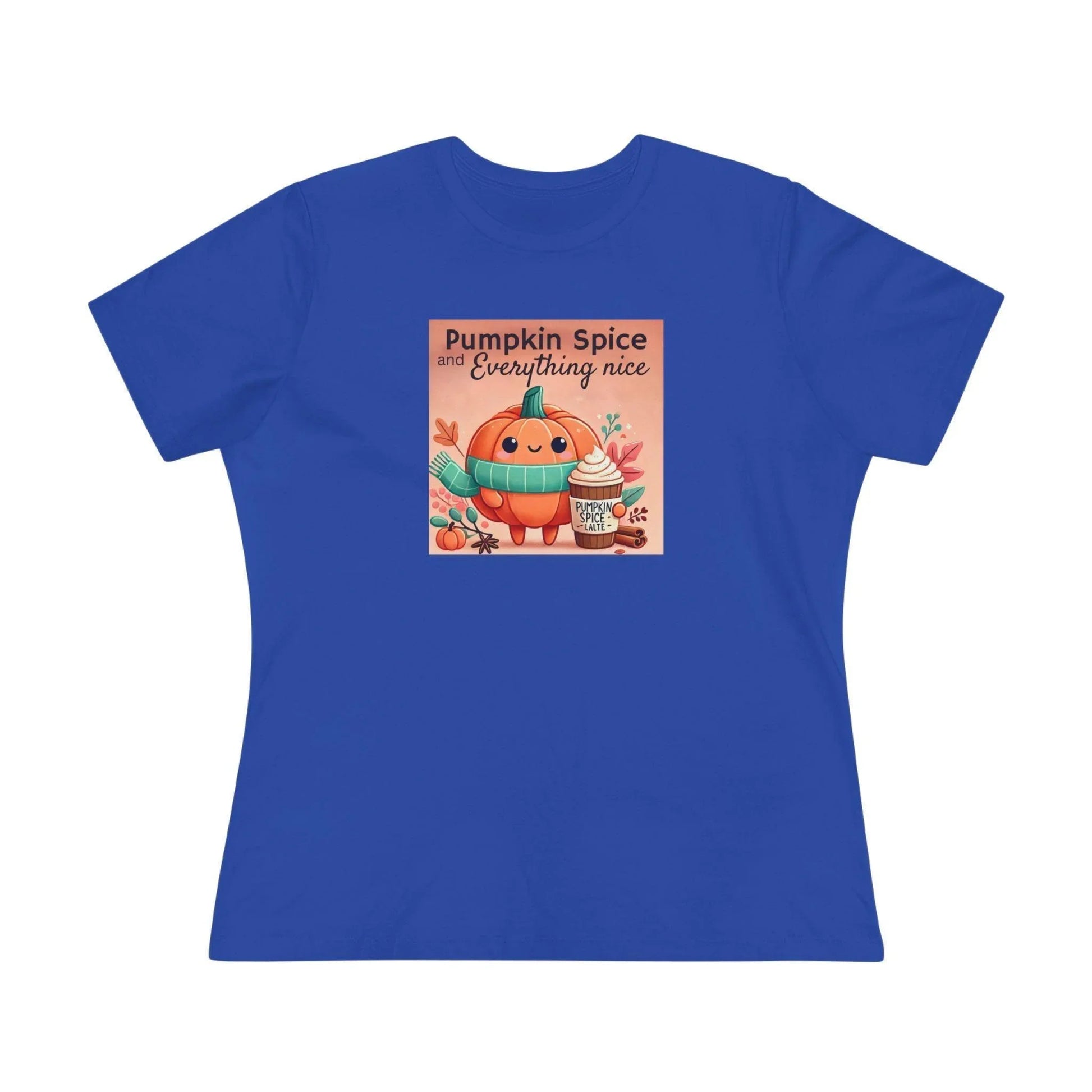 Cute Pumpkin: Pumpkin Spice and Everything Nice - Women's Softstyle Tee - Whippie's