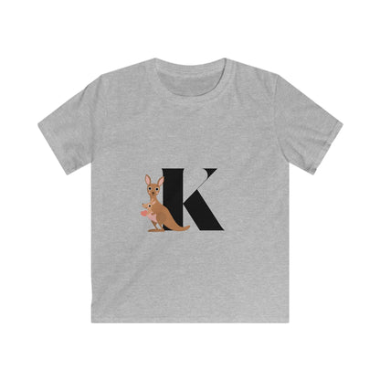 Alphabet Adventures: Letter K - Kangaroo Youth T-Shirt - Whippie's