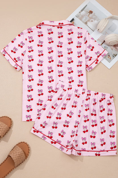 Cute Pajamas | Bow or Cherry Short Pajama Set