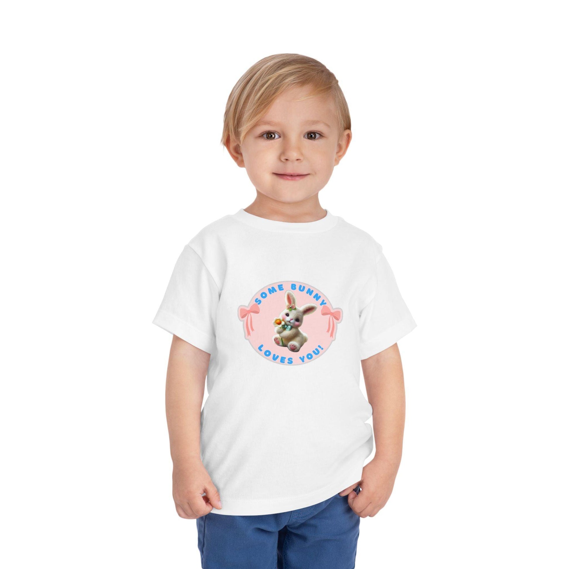 Some Bunny Loves You Toddler T-Shirt - Easter Bunny Cuteness 🐰💖 - Whippie's