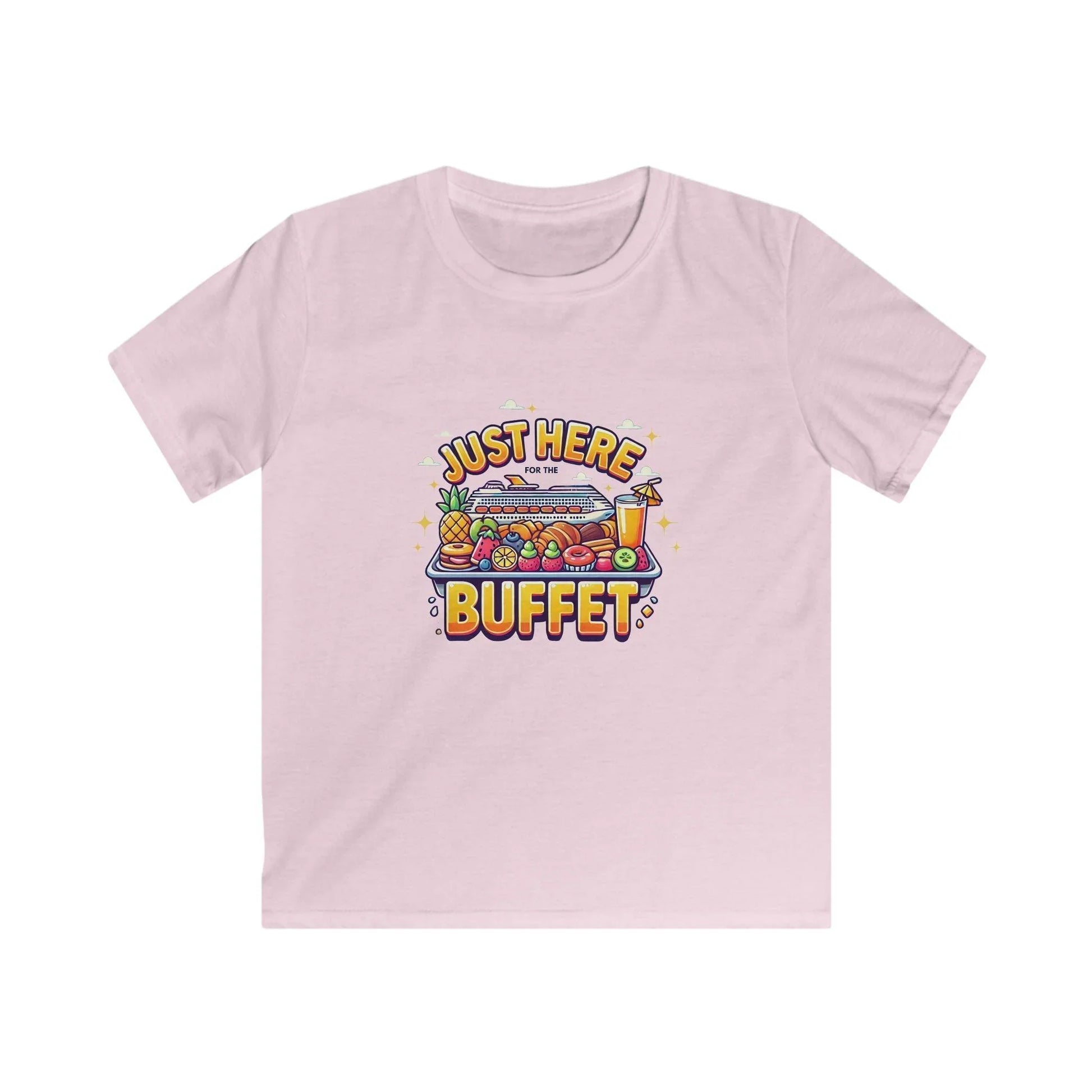 Just Here for the Buffet" Kids' Tee! 🛳️🍽️ (Yummy! 😋) - Whippie's