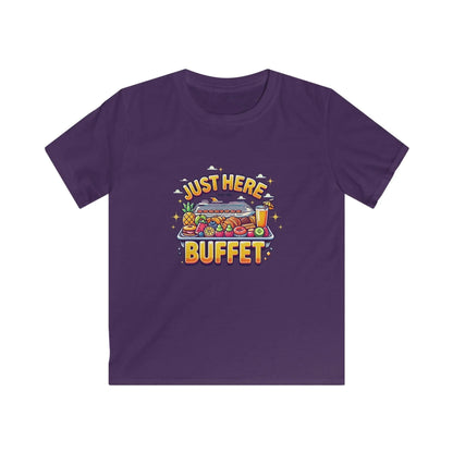 Just Here for the Buffet" Kids' Tee! 🛳️🍽️ (Yummy! 😋) - Whippie's
