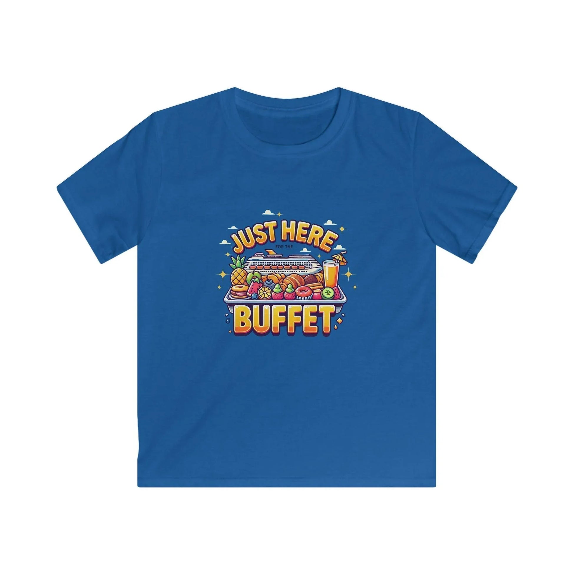Just Here for the Buffet" Kids' Tee! 🛳️🍽️ (Yummy! 😋) - Whippie's