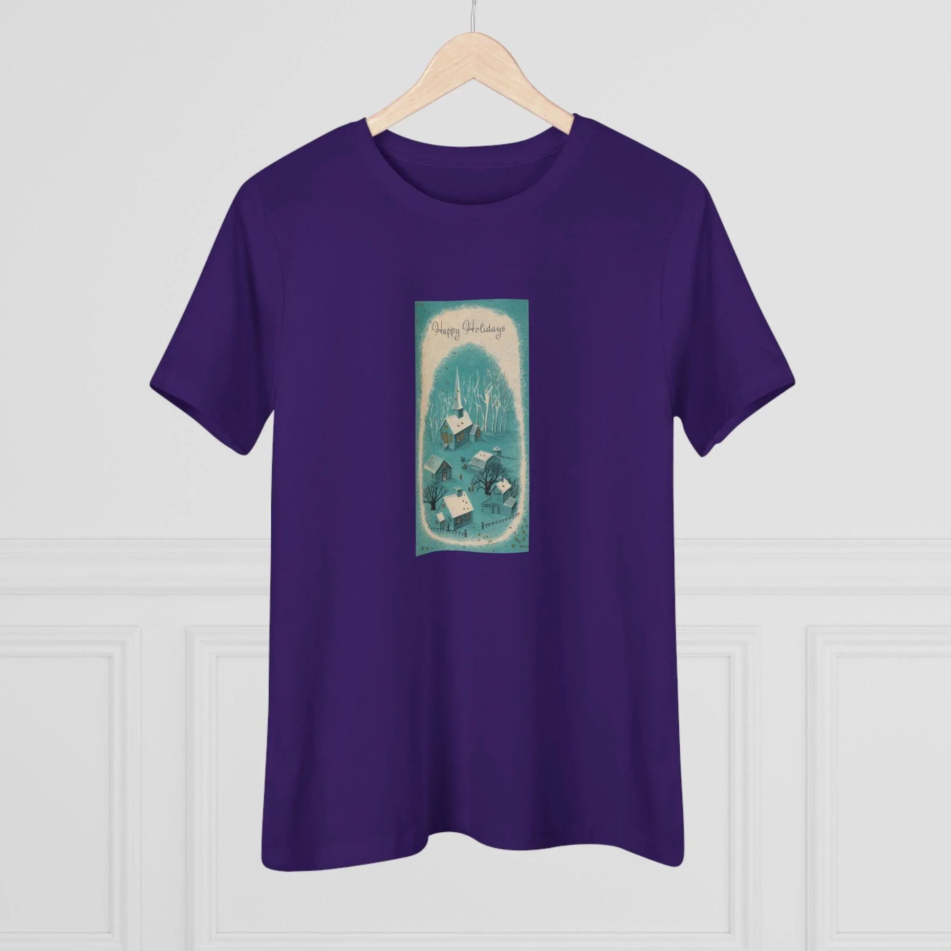 Happy Holidays - Vintage Village - Women's Tee - Whippie's