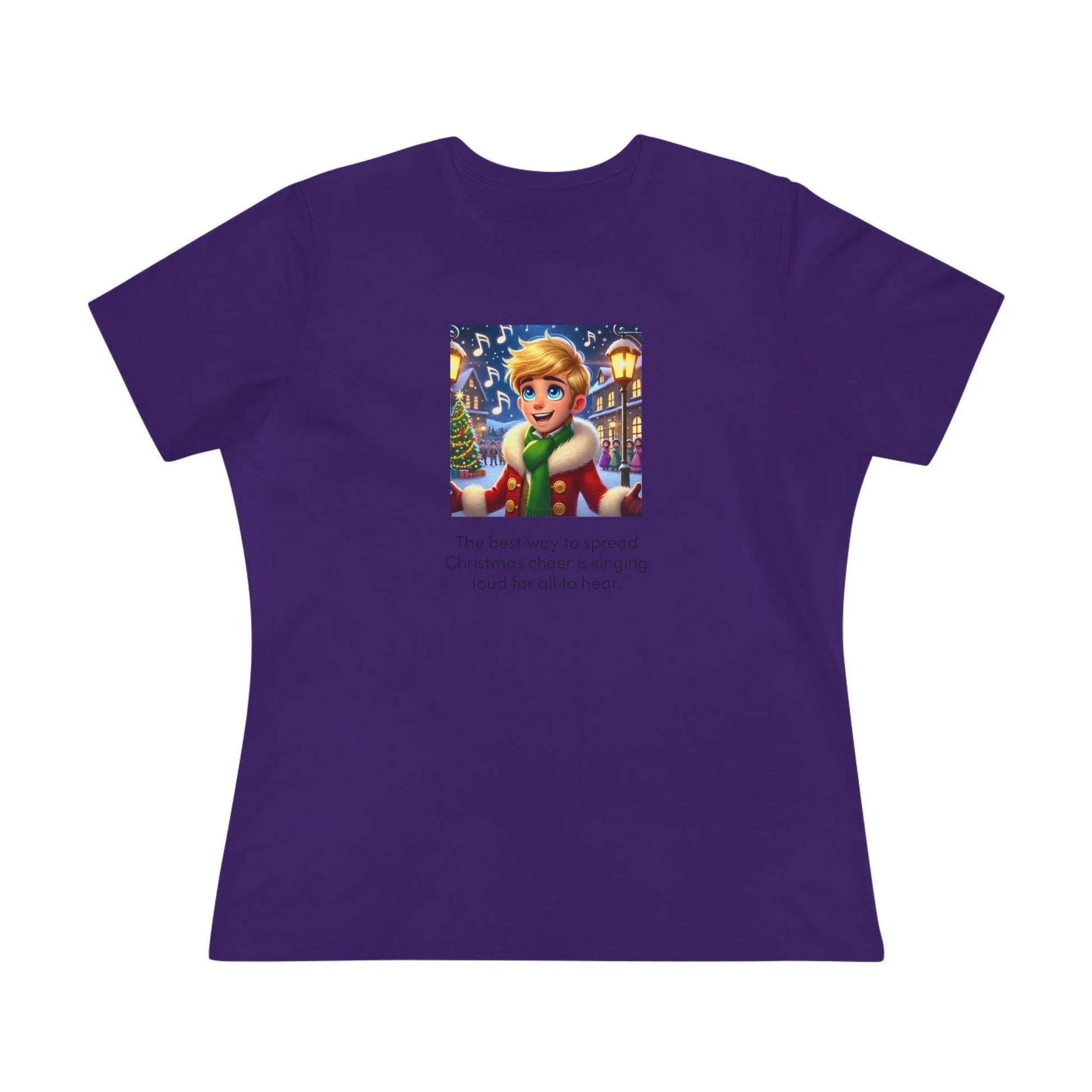 Caroler - Christmas Cheer - BHB Boy - Women's Tee - Whippie's