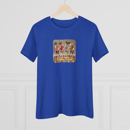 Holiday Cheer - Sip, Smile, Repeat 🥂🎄 - Women's Softstyle Tee - Whippie's