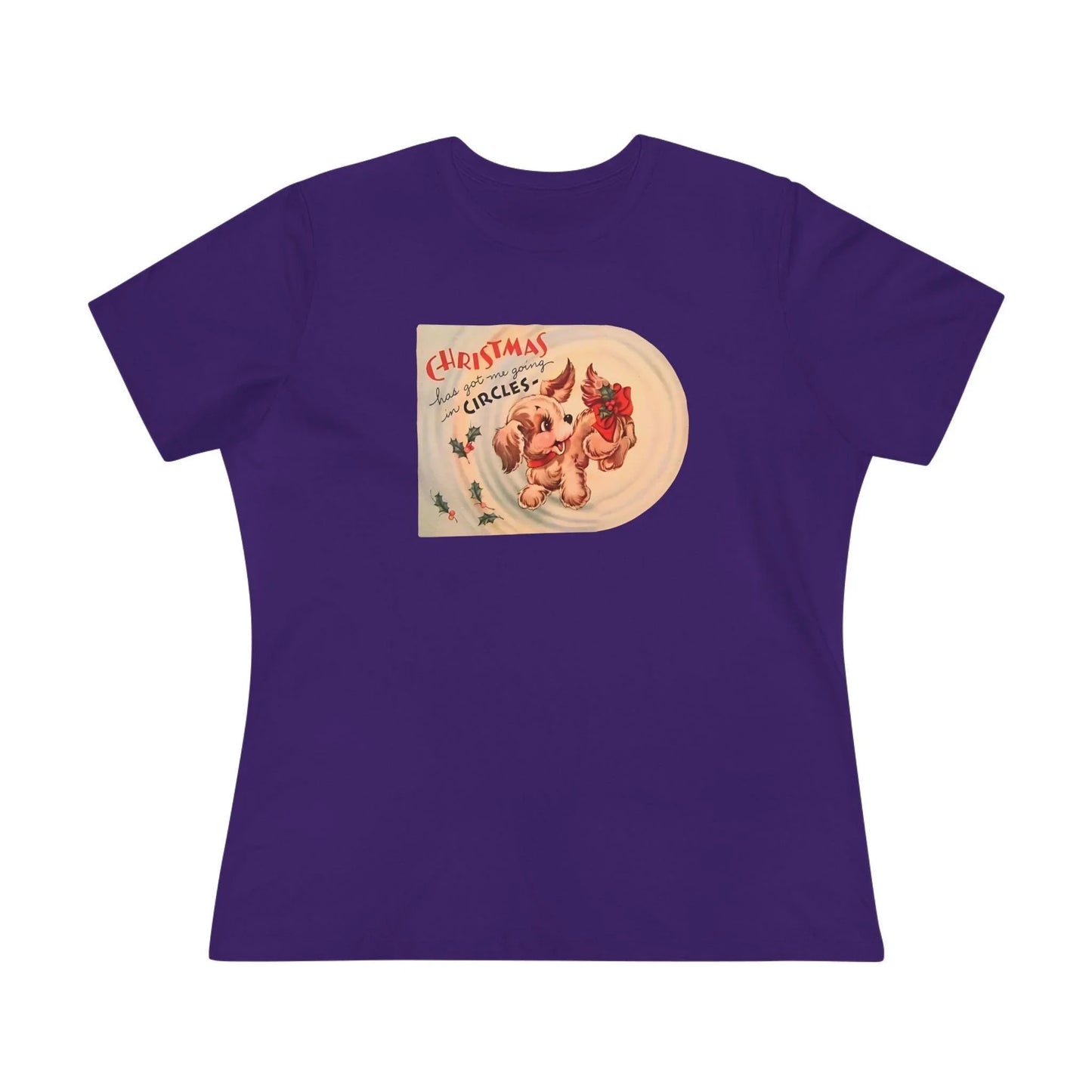 Christmas Has Me Going in Circles - Women's Softstyle Tee - Whippie's