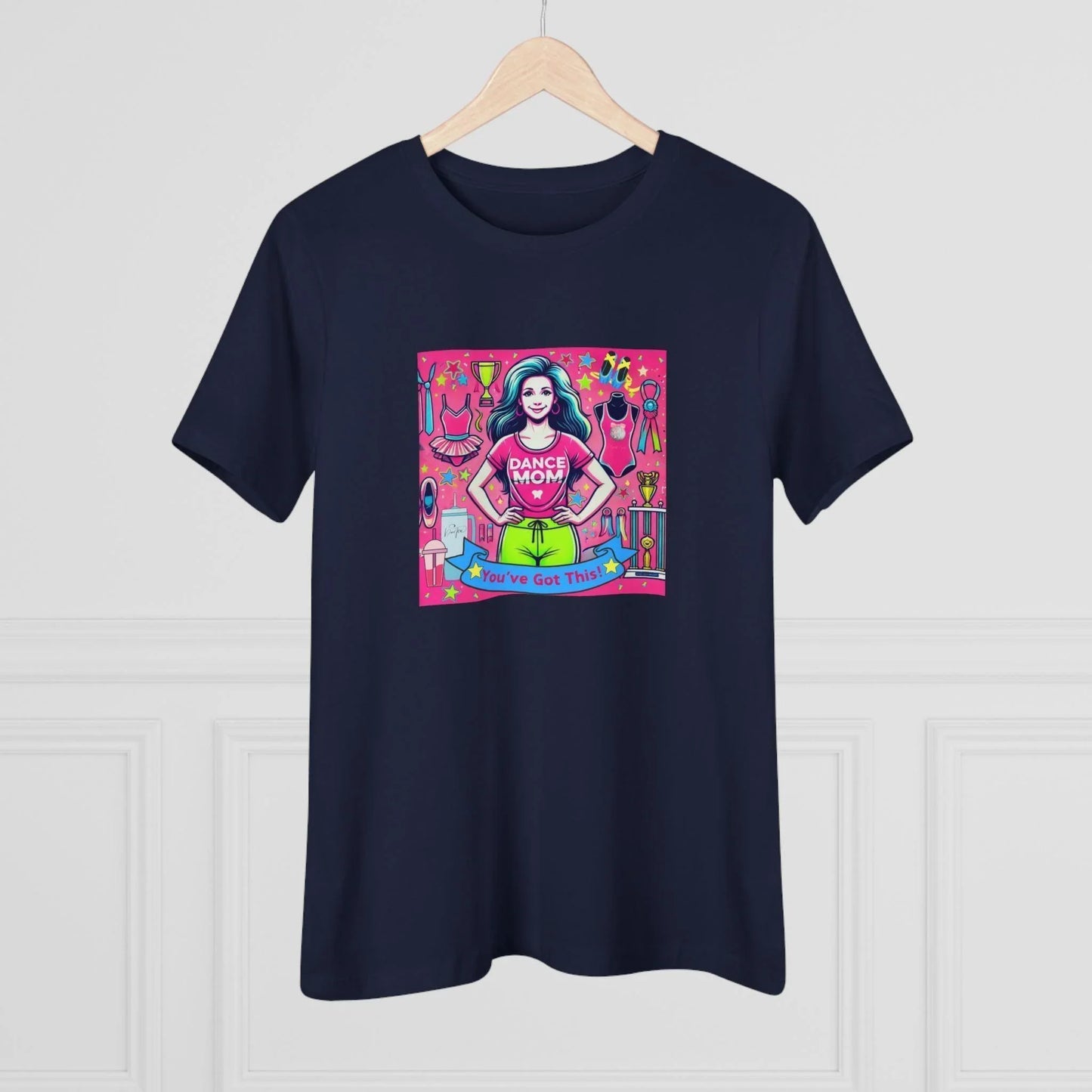 Dance Mom Magic (Brunette Mom) - A Colorful Celebration 🌈 - Women's Softstyle Tee - Whippie's