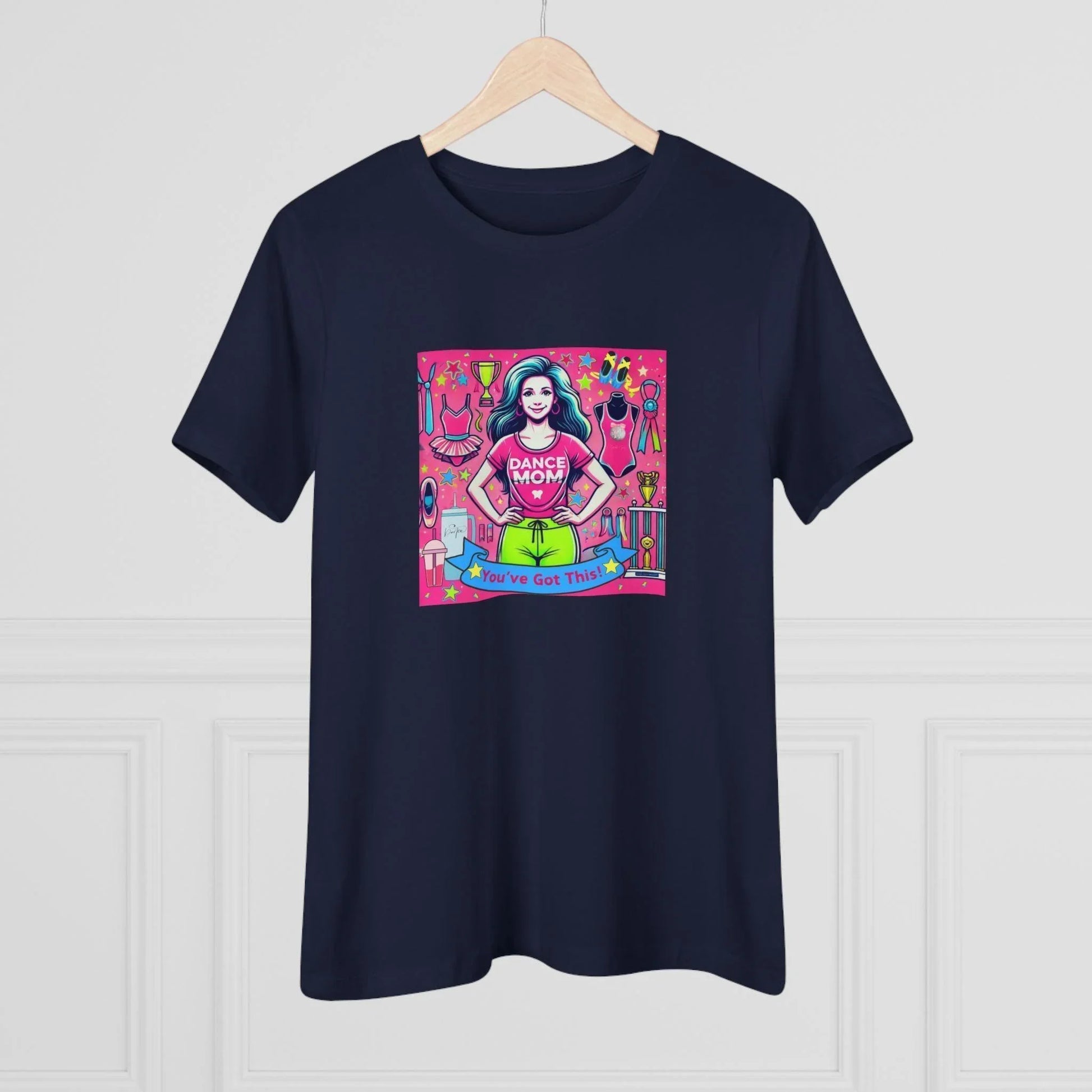 Dance Mom Magic (Brunette Mom) - A Colorful Celebration 🌈 - Women's Softstyle Tee - Whippie's