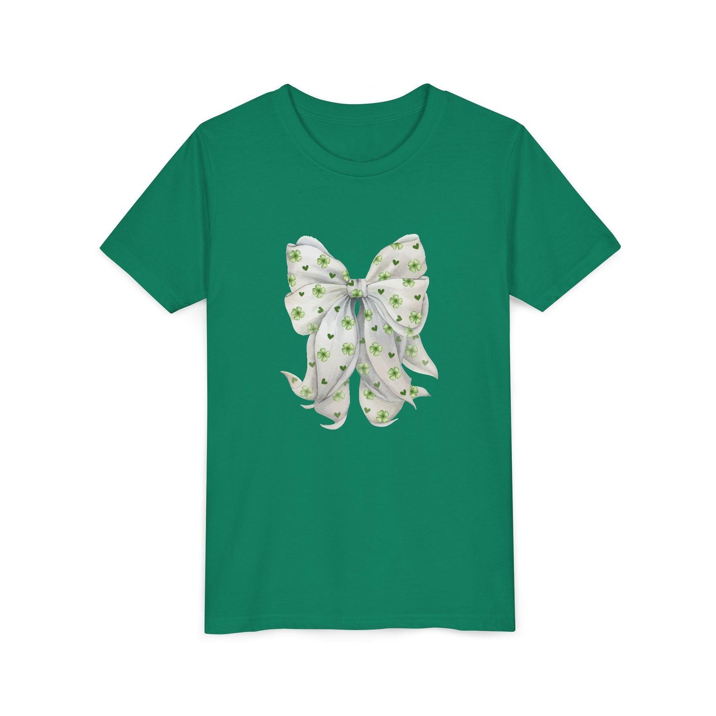Shamrock Hearts Youth Tee - Spread the Luck and Love! - Whippie's