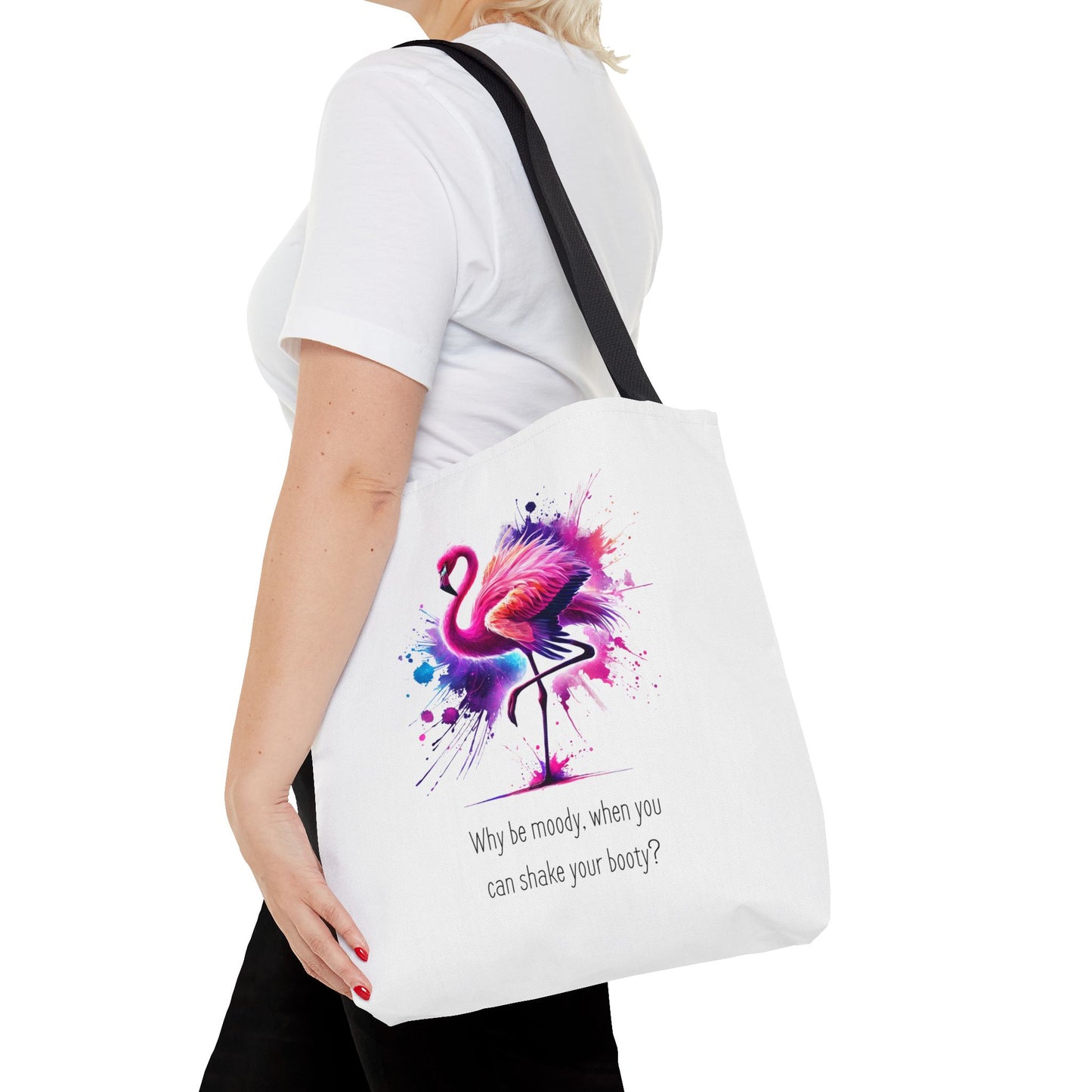 Shake Your Booty Flamingo Tote Bag | Dance Gift
