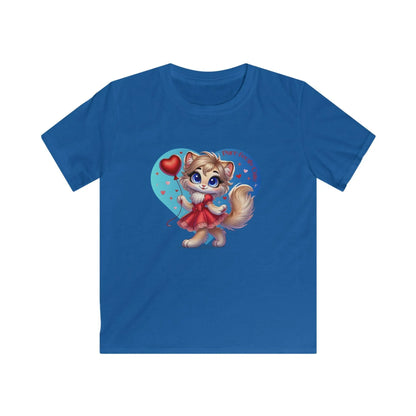 💖 Purr-fectly Cute 😻 Kids Softstyle Tee ✨ Adorable style for your little sweetheart! - Whippie's