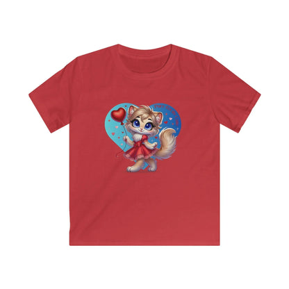 💖 Purr-fectly Cute 😻 Kids Softstyle Tee ✨ Adorable style for your little sweetheart! - Whippie's