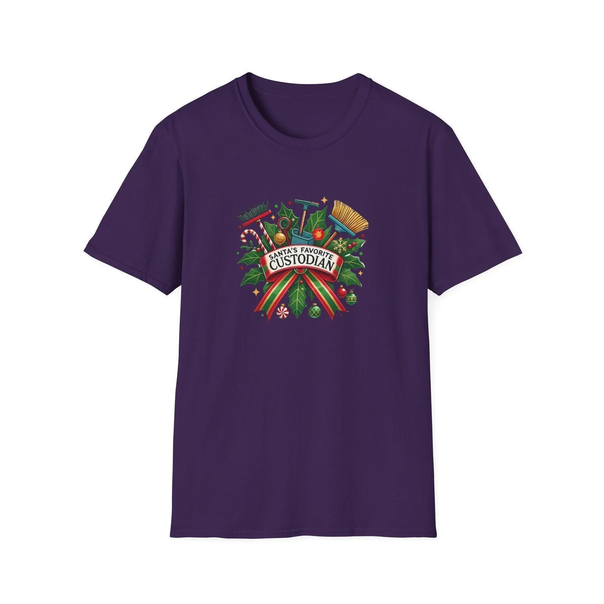 Santa's Favorite Custodian Unisex Tee 🧹🎅 - Whippie's