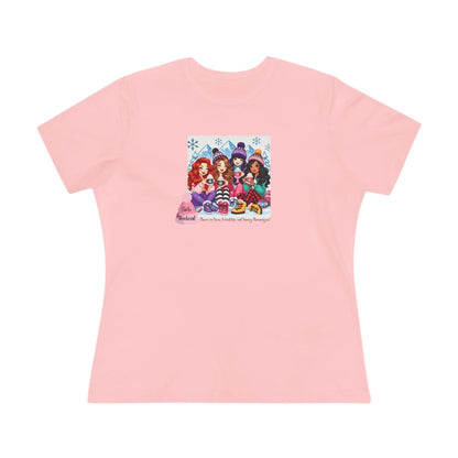 Girls Weekend Cheers to Cocoa, Friendship, and Snowy Shenanigans! - Women's Softstyle Tee - Whippie's