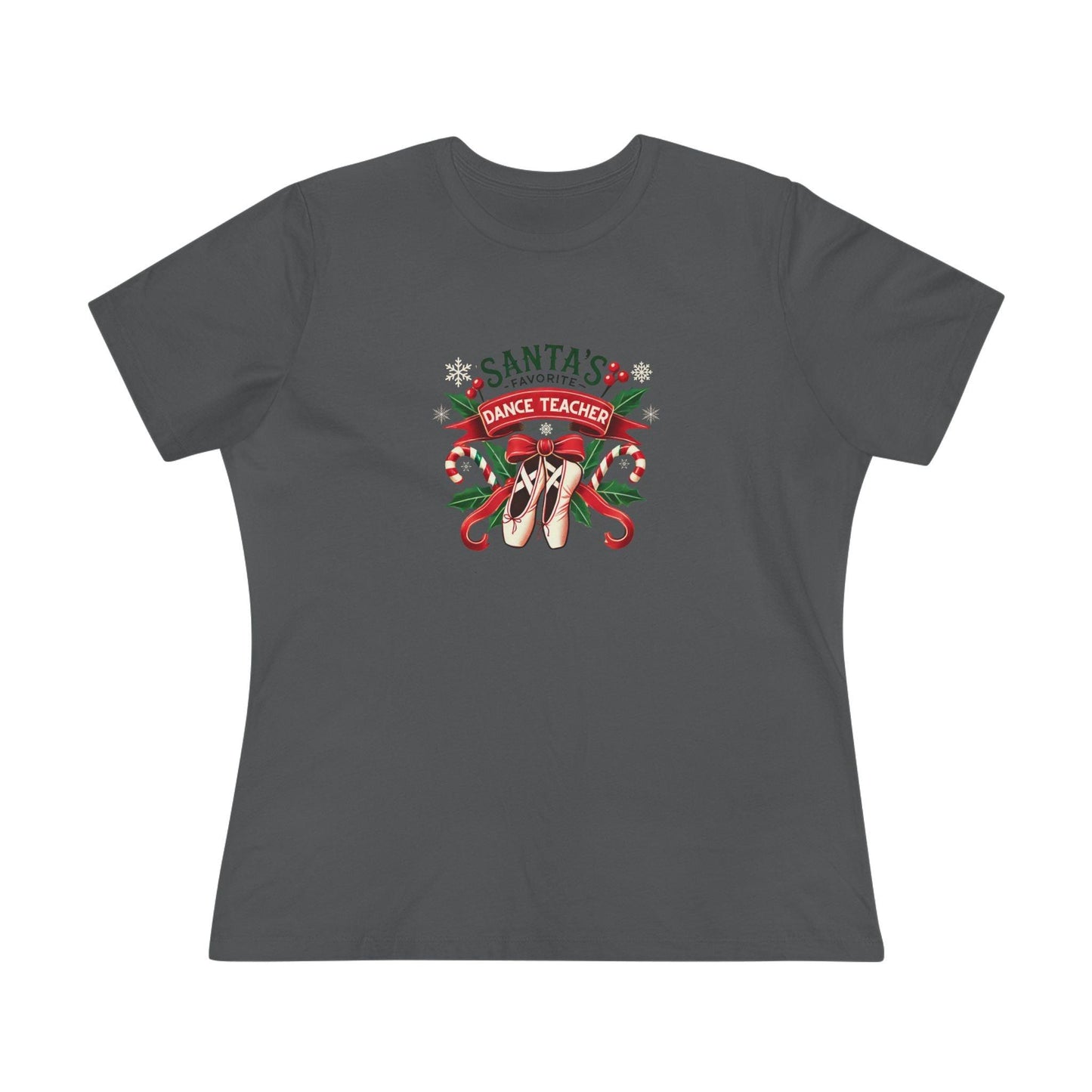 Santa's Favorite Dance Teacher Women's Softstyle Tee - Whippie's