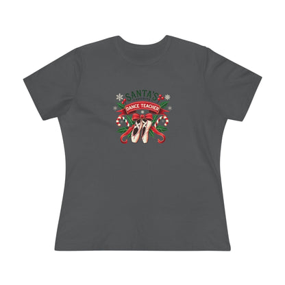 Santa's Favorite Dance Teacher Women's Softstyle Tee - Whippie's