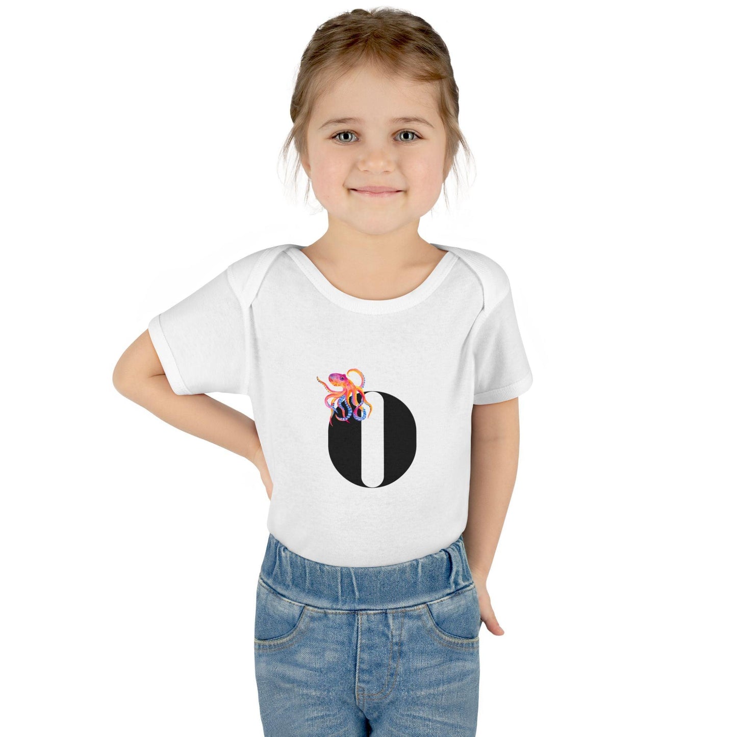 Alphabet Adventures: Letter O - Outrageous Octopus Baby Onesie - Whippie's