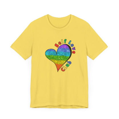 ❤️‍🔥 Self Love Club 🌈 Unisex Tee ✨ Join the club, love yourself! - Whippie's