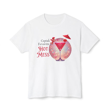 Cupids Favorite Hot Mess Unisex HD Cotton T-shirt - Valentine's Day Special - Whippie's