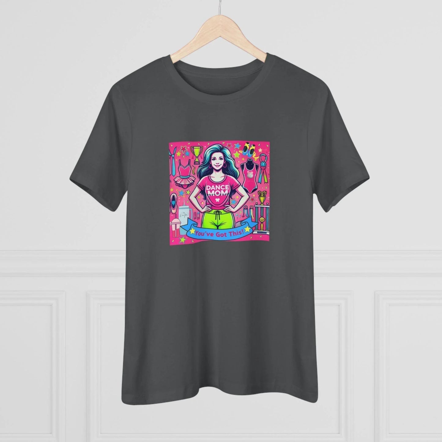 Dance Mom Magic (Brunette Mom) - A Colorful Celebration 🌈 - Women's Softstyle Tee - Whippie's
